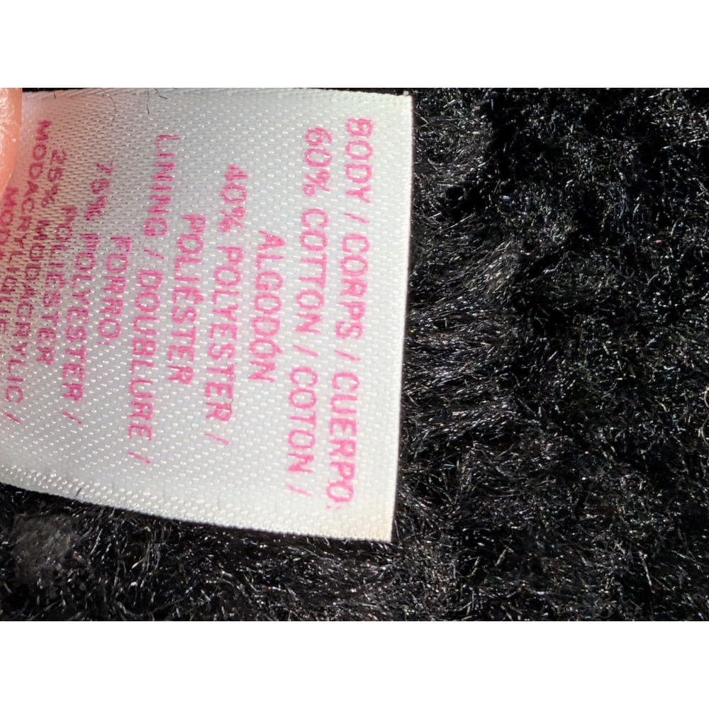 PINK Victoria's Secret Hoodie S Neon Green Sherpa Lined Sequin Logo Zip - Picture 7 of 13